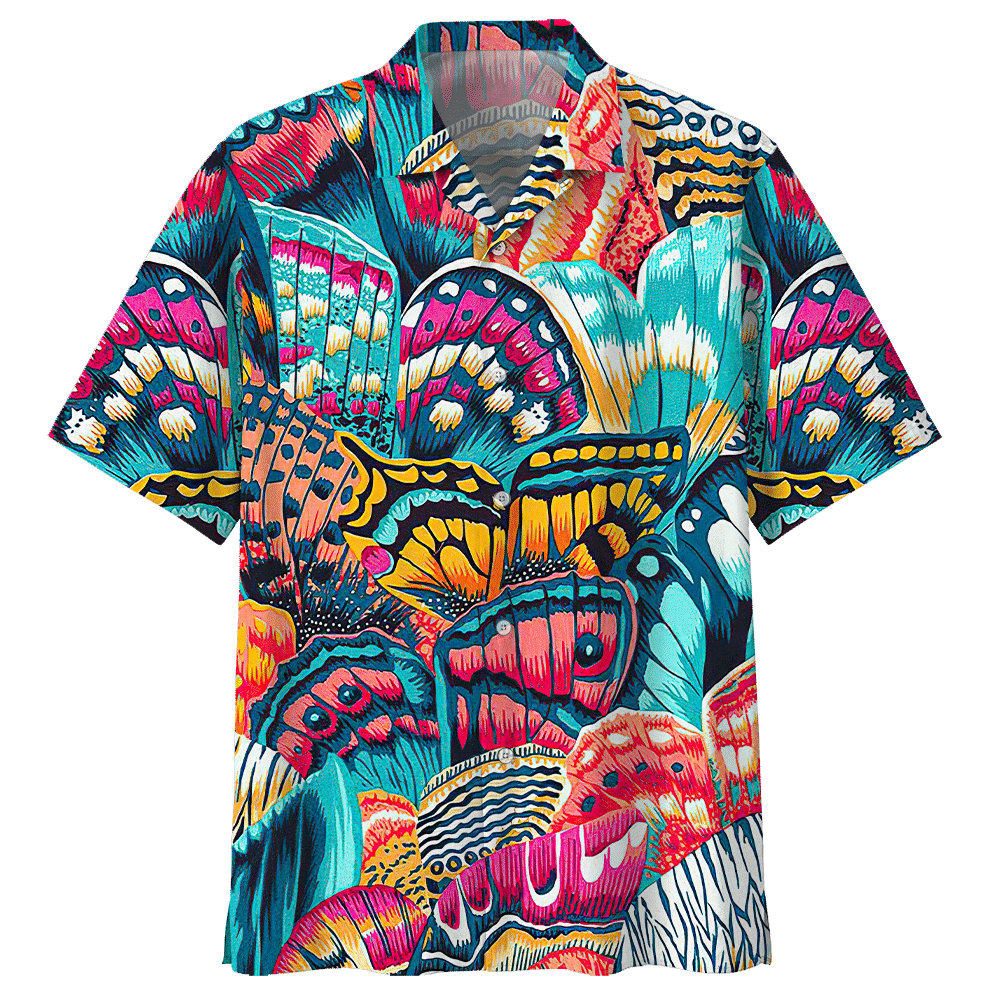 Butterfly Hawaiian Shirt - Hawaiian Shirt For Men, Hawaiian Shirt For Women, Aloha Shirt