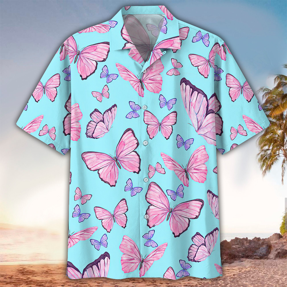 Butterfly Hawaiian Shirt Perfect Butterfly Clothing Shirt For Men and Women