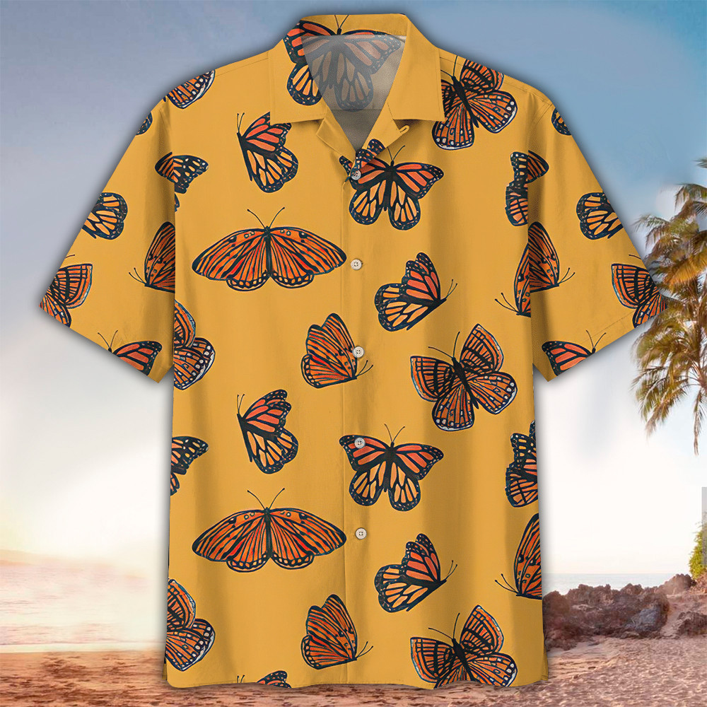 Butterfly Hawaiian Shirt Perfect Butterfly Clothing Shirt For Men and Women