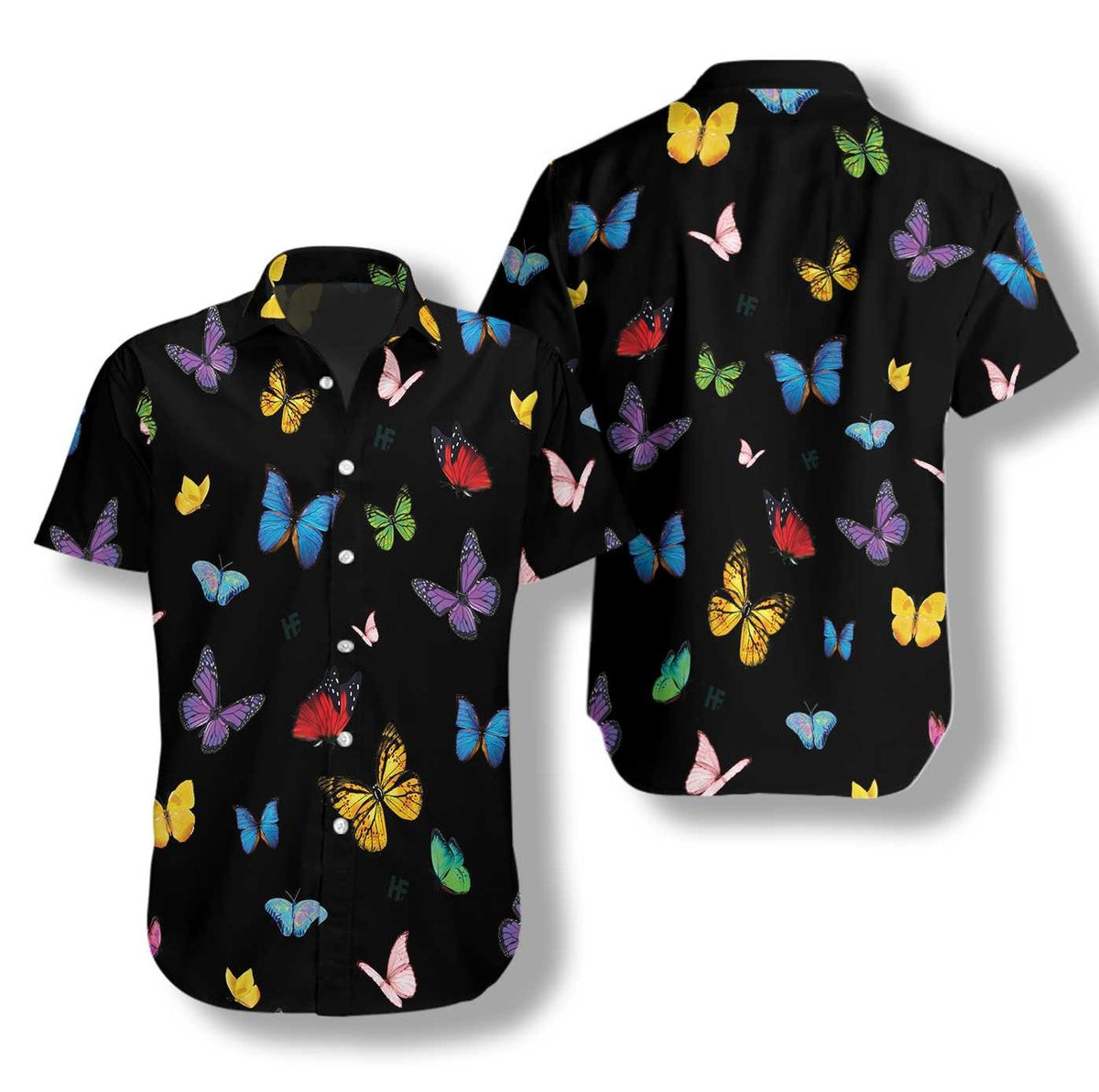 Butterfly Seamless Pattern Hawaiian Shirt