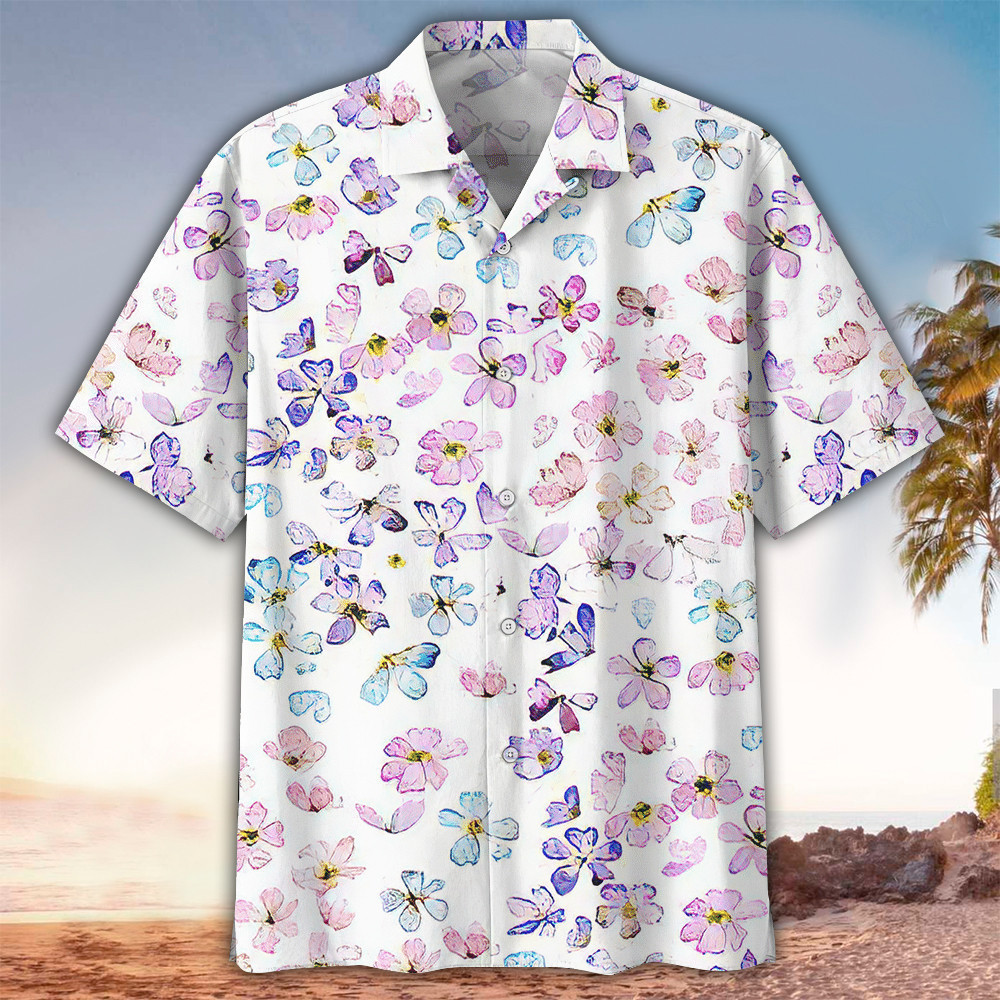 Butterfly Shirt Butterfly Hawaiian Shirt For Butterfly Lovers Shirt For Men and Women