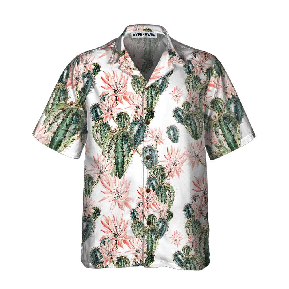 Cactus Makes Perfect Hawaiian Shirt Floral Cactus Hawaiian Shirt Cactus Shirt For Men And Women