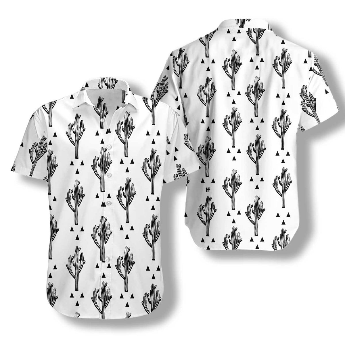 Cactus Seamless Pattern Hawaiian Shirt