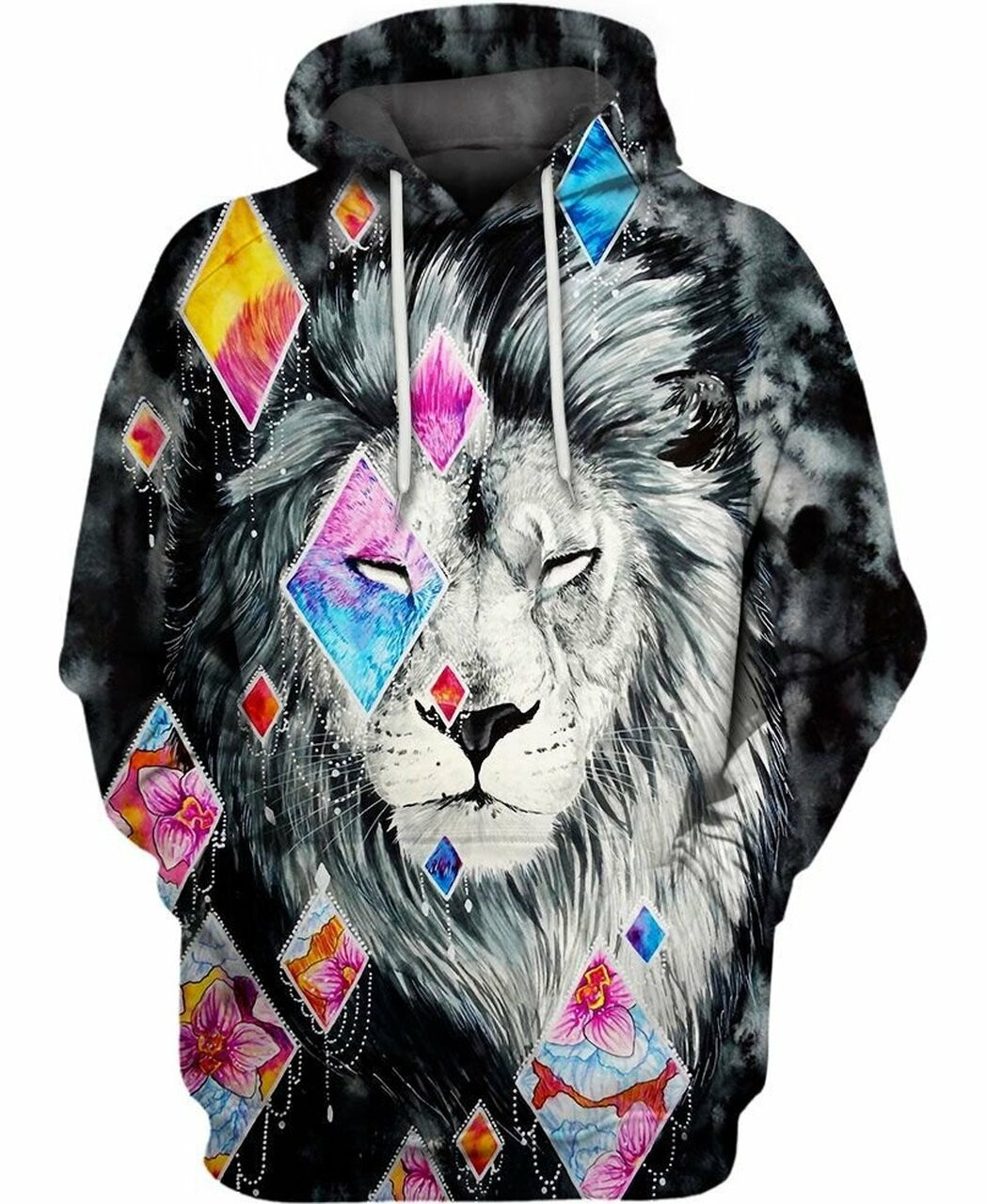 Calm Lion 3d All Over Print Hoodie
