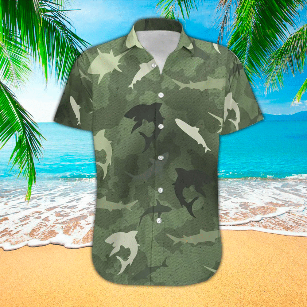 Camo Aloha Shirt Perfect Hawaiian Shirt For Camo Lover Shirt For Men and Women