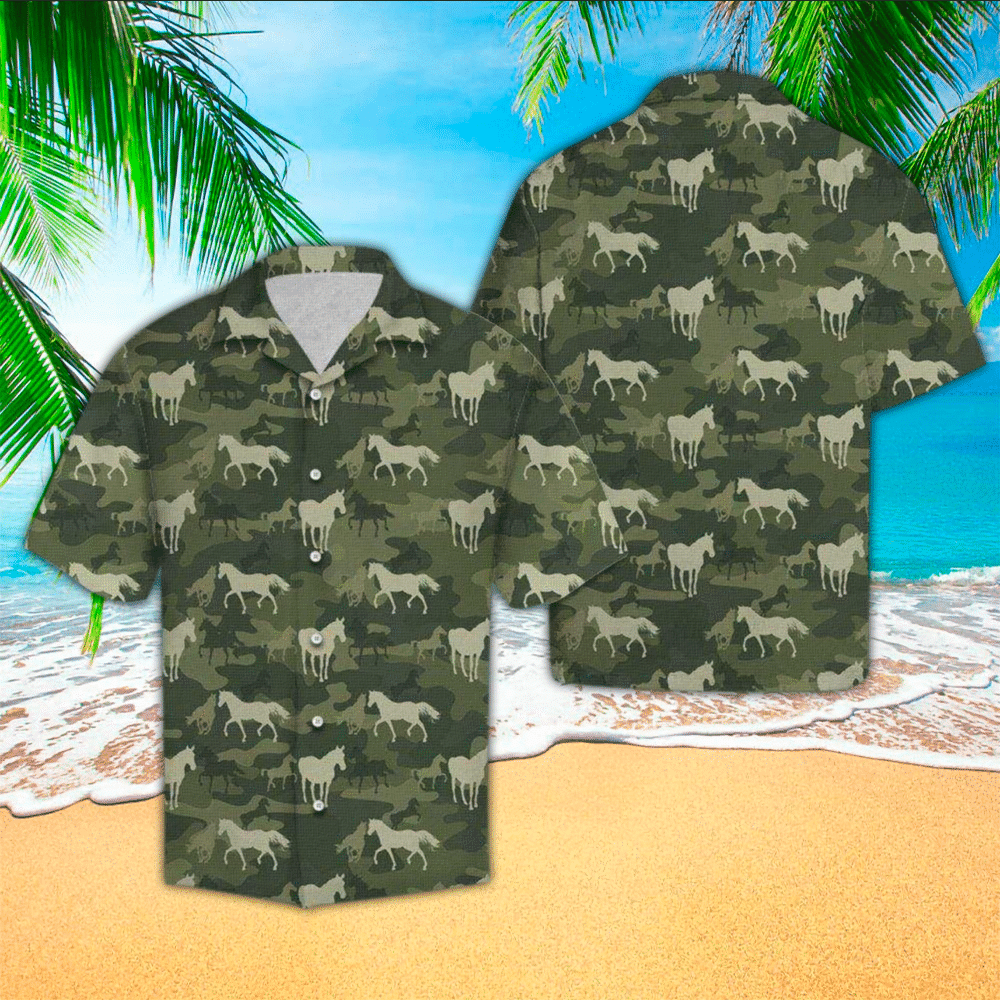 Camo Hawaiian Shirt Camo Lover Gifts Shirt For Men and Women