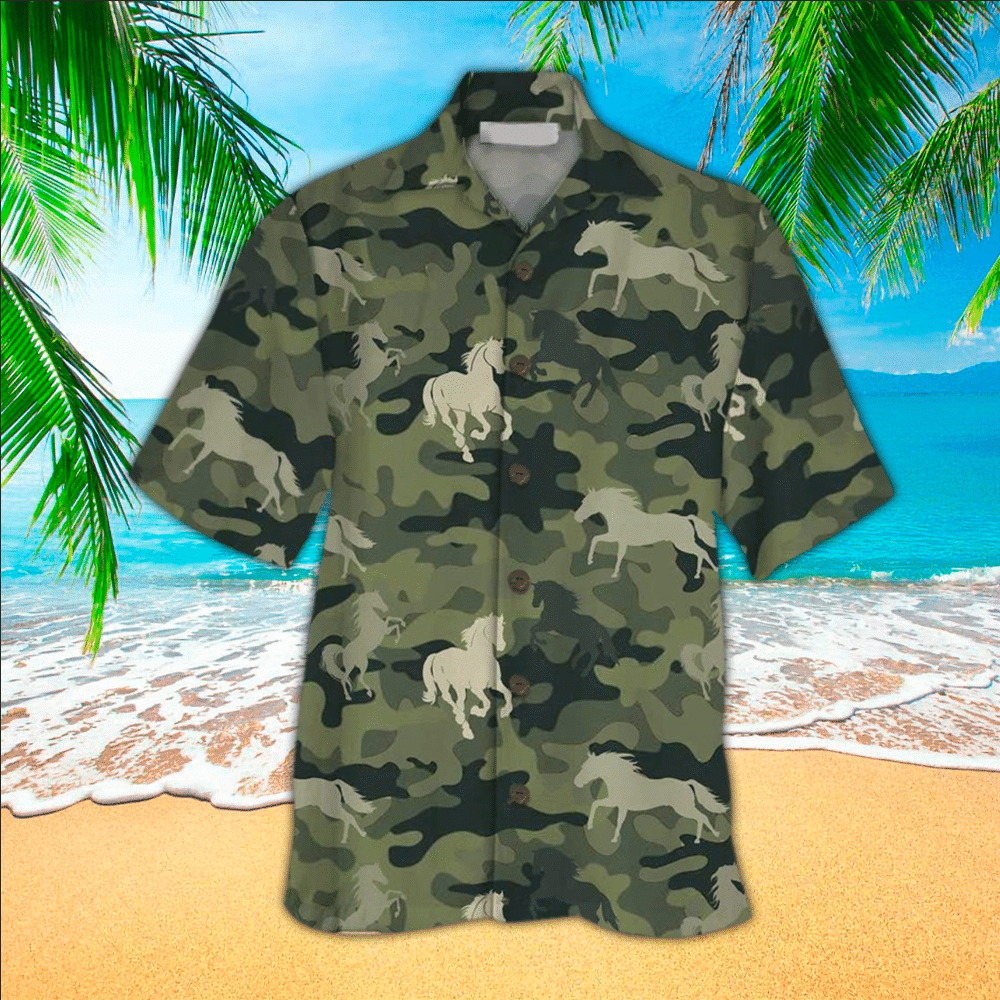 Camo Hawaiian Shirt Camo Lover Gifts Shirt For Men and Women