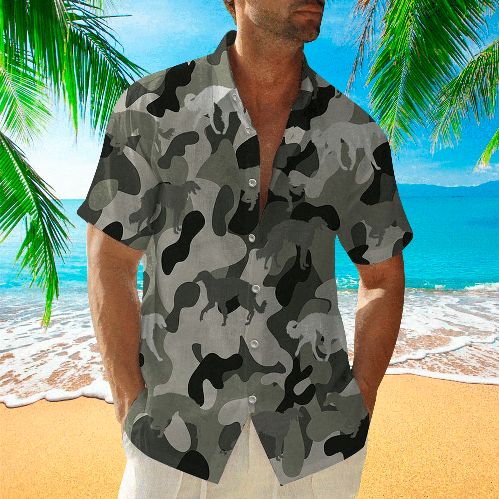 Camo Hawaiian Shirt Camo Lover Gifts Shirt For Men and Women