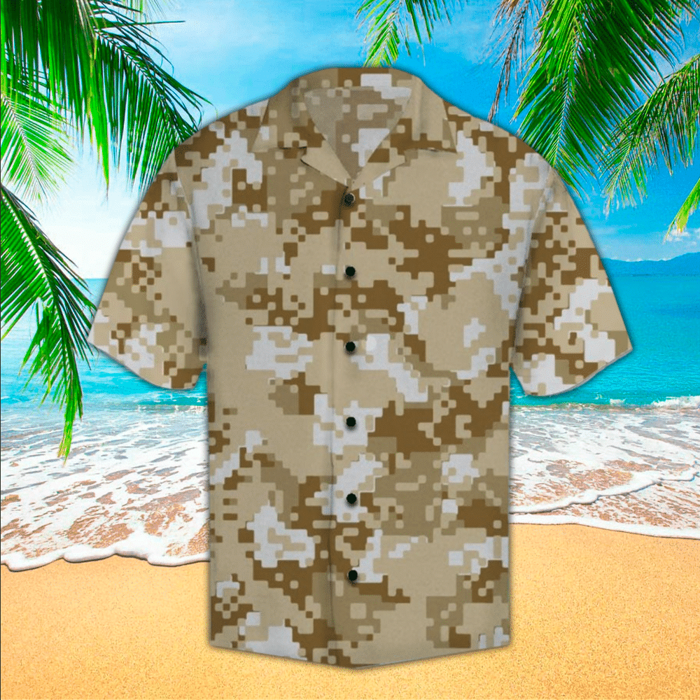 Camo Hawaiian Shirt Camo Shirt For Camo Lover Shirt For Men and Women