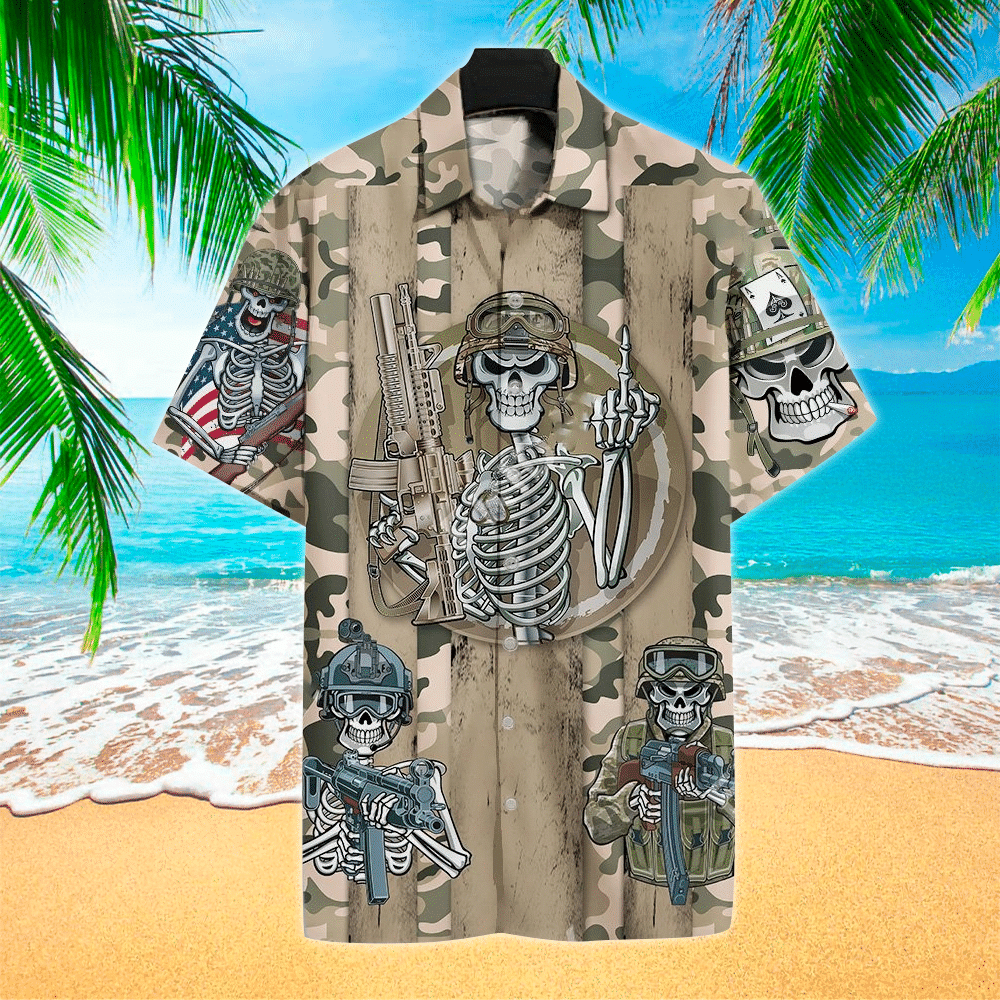 Camo Hawaiian Shirt Camo Shirt For Camo Lover Shirt For Men and Women