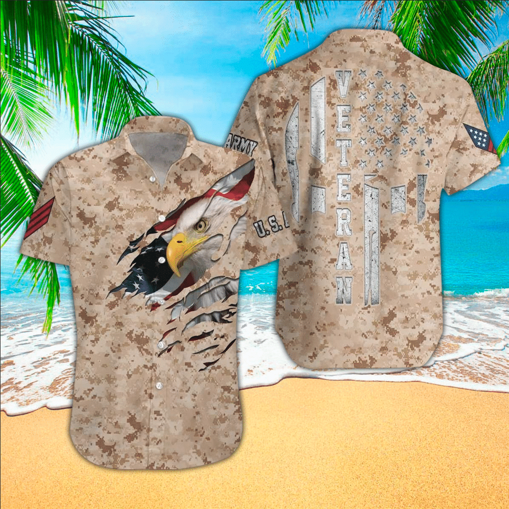 Camo Hawaiian Shirt Perfect Camo Clothing Shirt For Men and Women