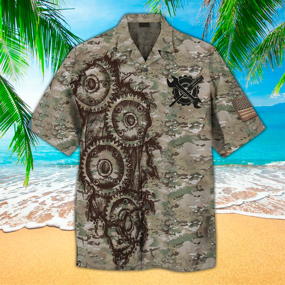 Camo Hawaiian Shirt Perfect Camo Clothing Shirt For Men and Women