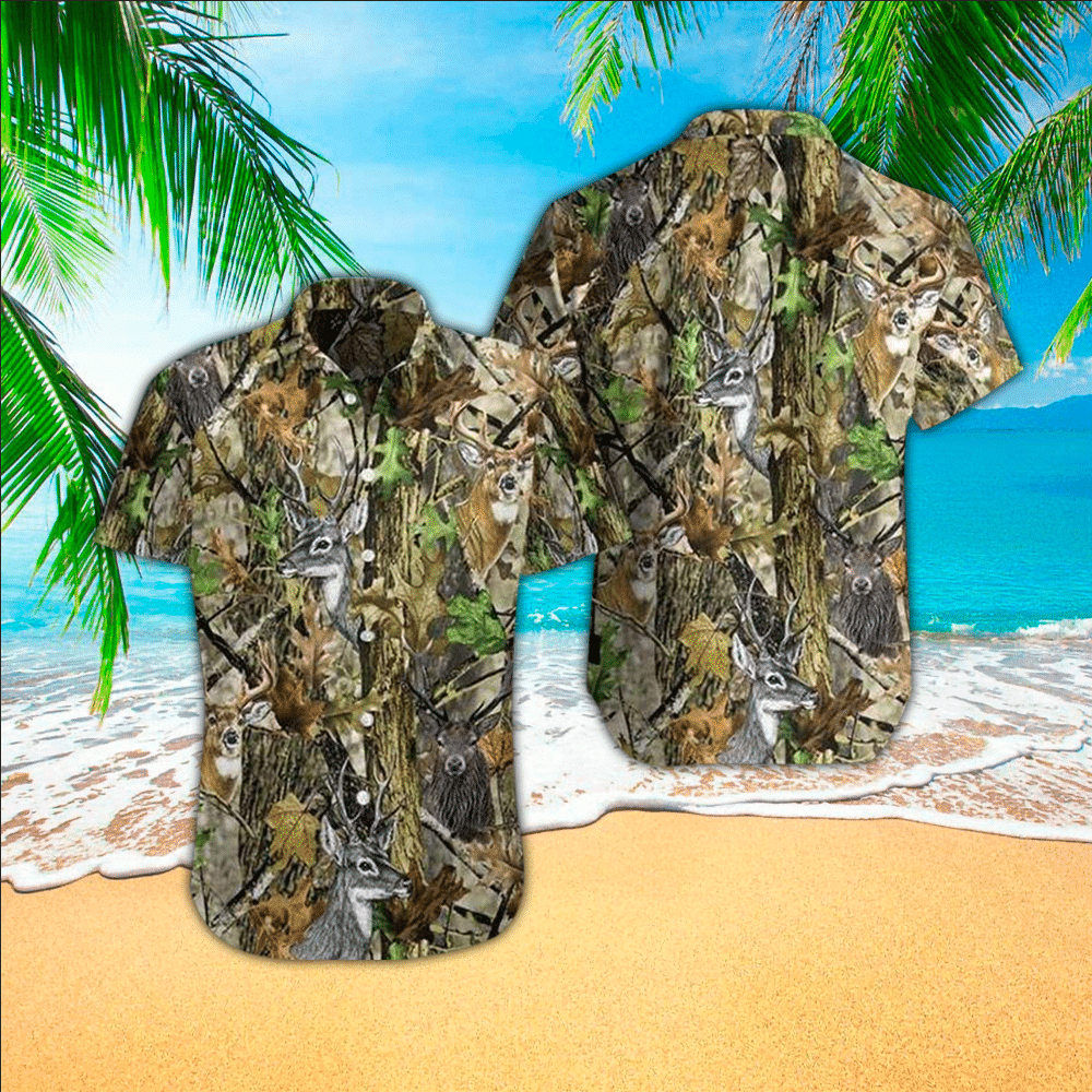 Camo Hawaiian Shirt Perfect Camo Clothing Shirt For Men and Women