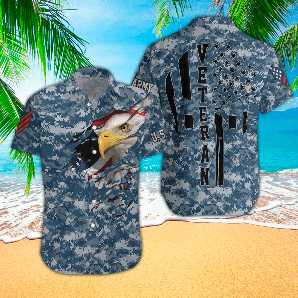 Camo Hawaiian Shirt Perfect Camo Clothing Shirt For Men and Women