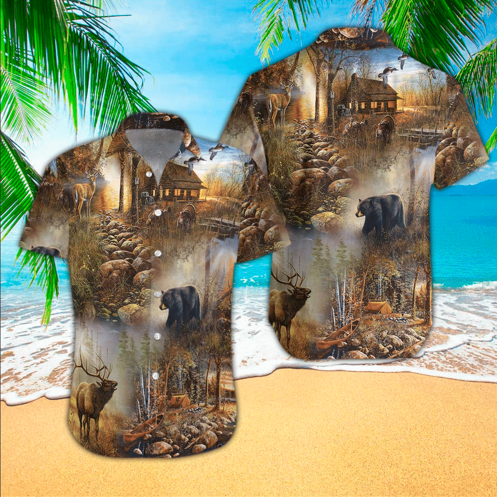 Camo Hawaiian Shirt Perfect Gift Ideas For Camo Lover Shirt for Men and Women