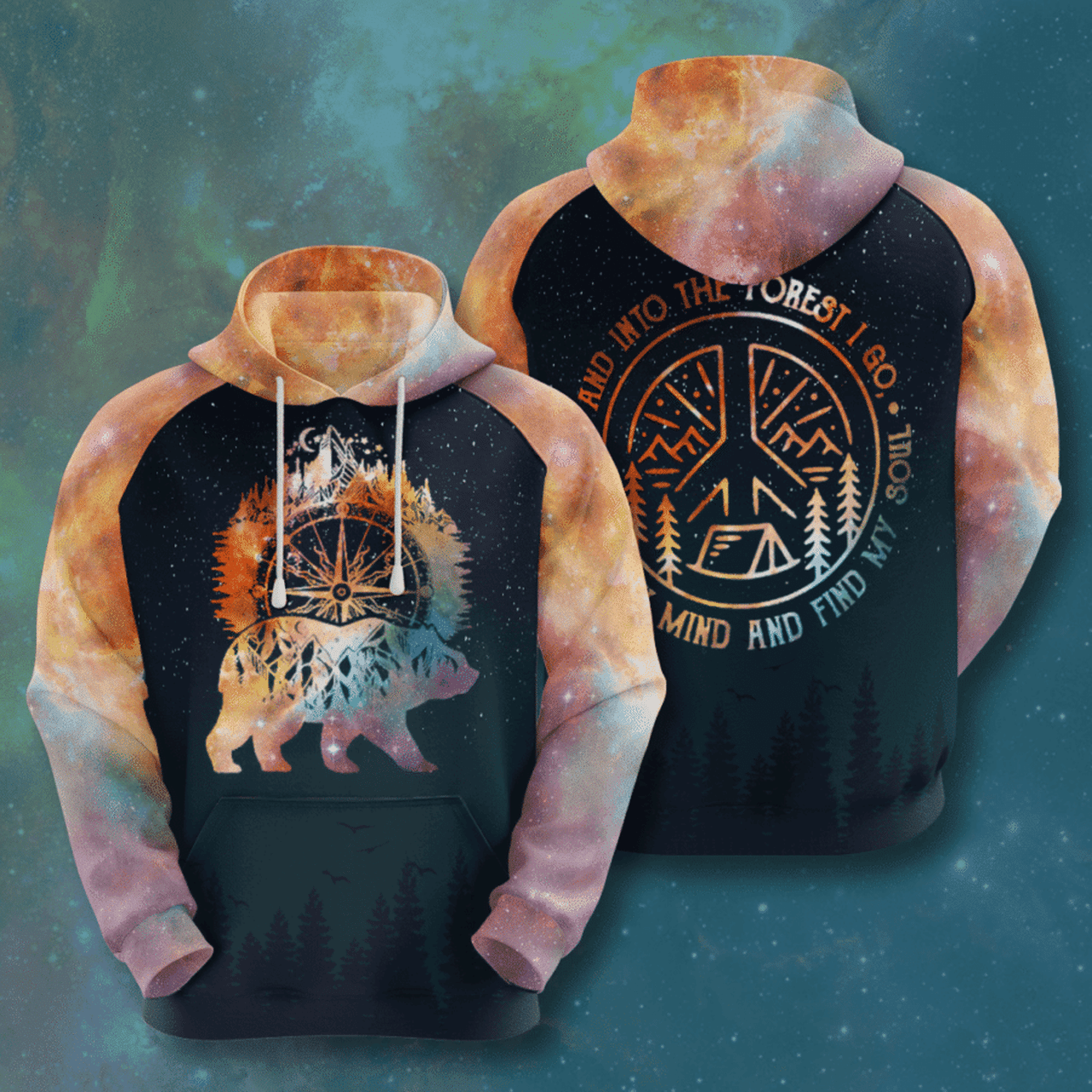Camping 3d All Over Print Hoodie