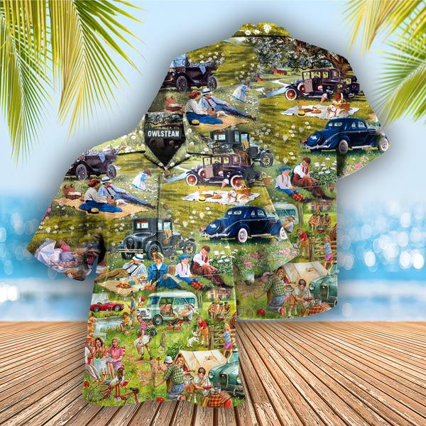 Camping It's Picnic Time Edition - Hawaiian Shirt - Hawaiian Shirt For Men