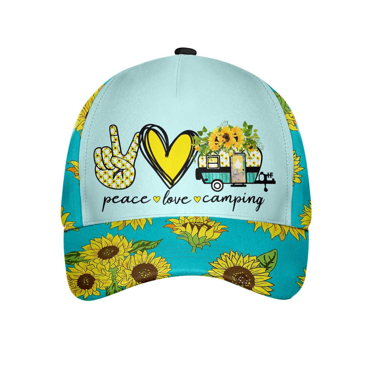 Camping Peace Love Camping Cap