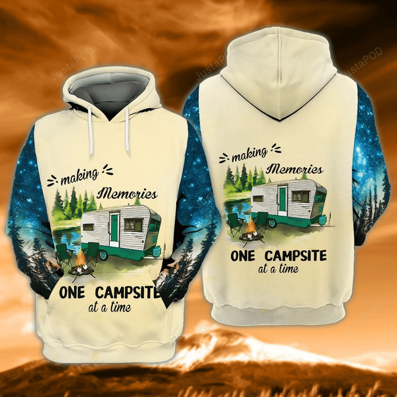 Campsite Making Memories 3d All Over Print Hoodie