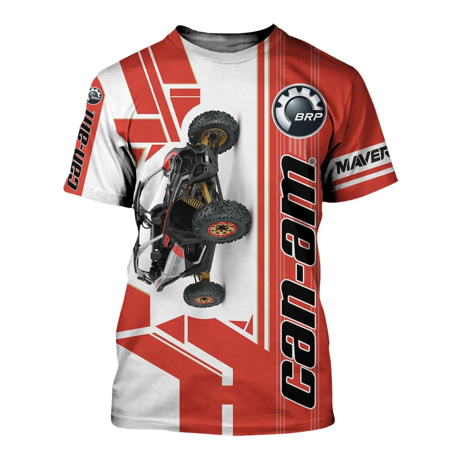 Can Am BRP Off Road Maverick X3 3D All Over Printed T Shirt Ver1