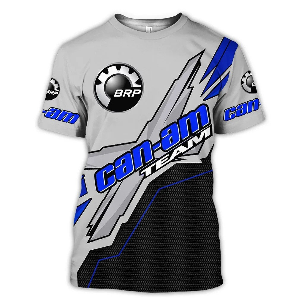 Can Am Blue Off Road 3D All Over Printed T Shirt