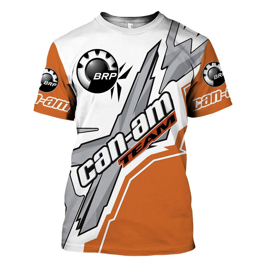 Can Am Off Road Grey 3D All Over Printed T Shirt