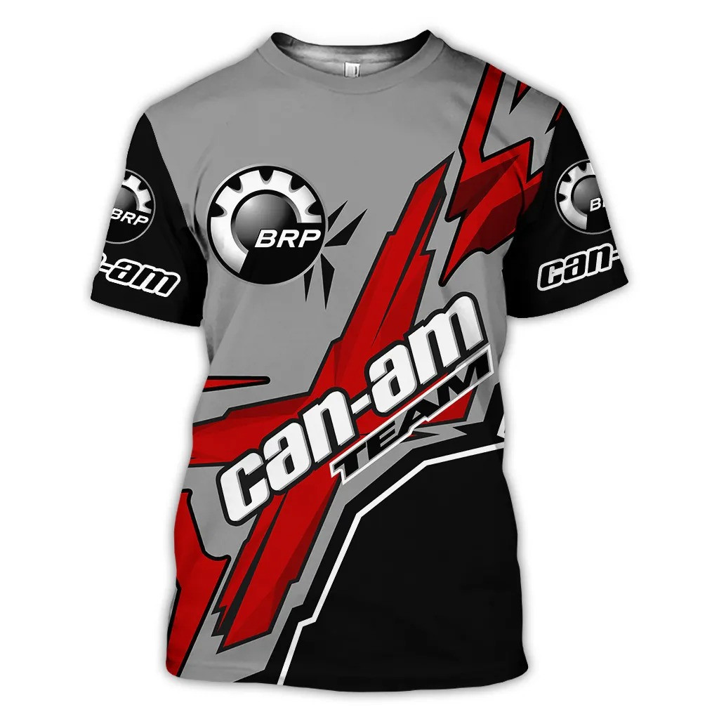 Can Am Off Road Red 3D All Over Printed T Shirt