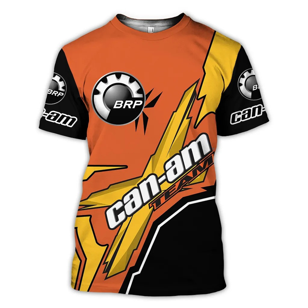 Can Am Off Road Yellow 3D All Over Printed T Shirt