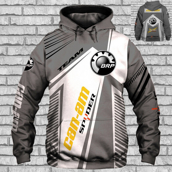 Can Am Spyder Never Stop 3D Hoodie Version 3