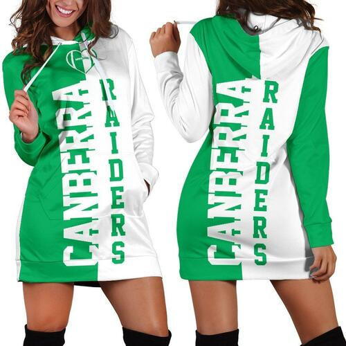 Canberra Rugby Hoodie Dress Sweater Dress Sweatshirt Dress 3d All Over Print For Women Hoodie