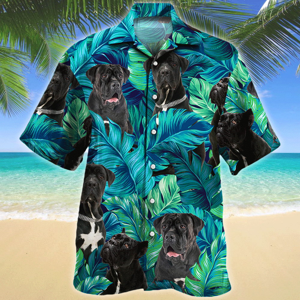 Cane Corso Dog Lovers Gift Hawaii Shirt Hawaiian Shirt For Men