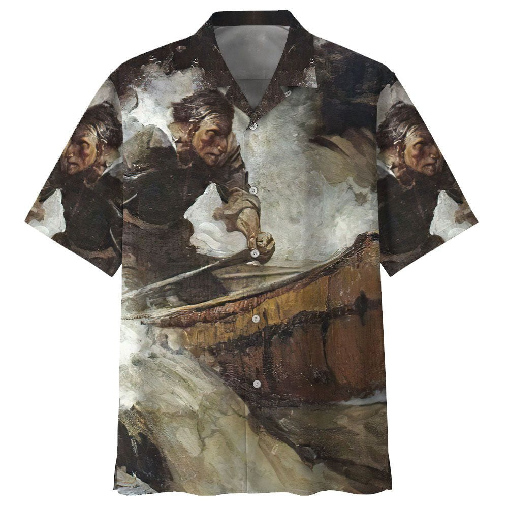 Canoeing Hawaiian Shirt - Hawaiian Shirt For Men