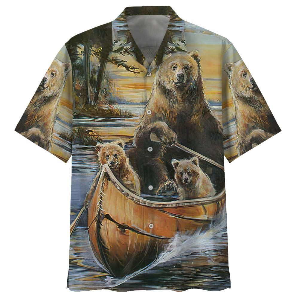 Canoeing Hawaiian Shirt - Hawaiian Shirt For Men