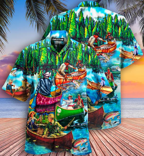 Canoes Life Is Better With Canoes Edition - Hawaiian Shirt - Hawaiian Shirt For Men