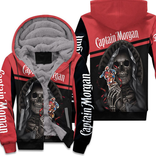 Captain Morgan Skull Maiden 3D Fleece Hoodie