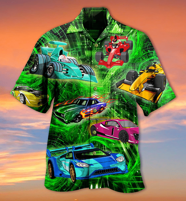 Car Color Love Green Limited Edition - Hawaiian Shirt - Hawaiian Shirt For Men