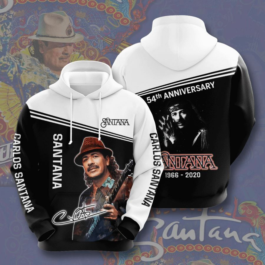 Carlos Santana No291 Custom Hoodie 3D All Over Print