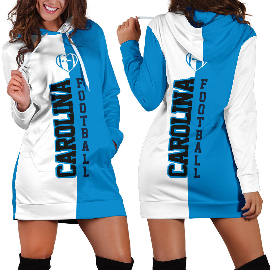 Carolina Football Hoodie Dress 3d All Over Print For Women Hoodie