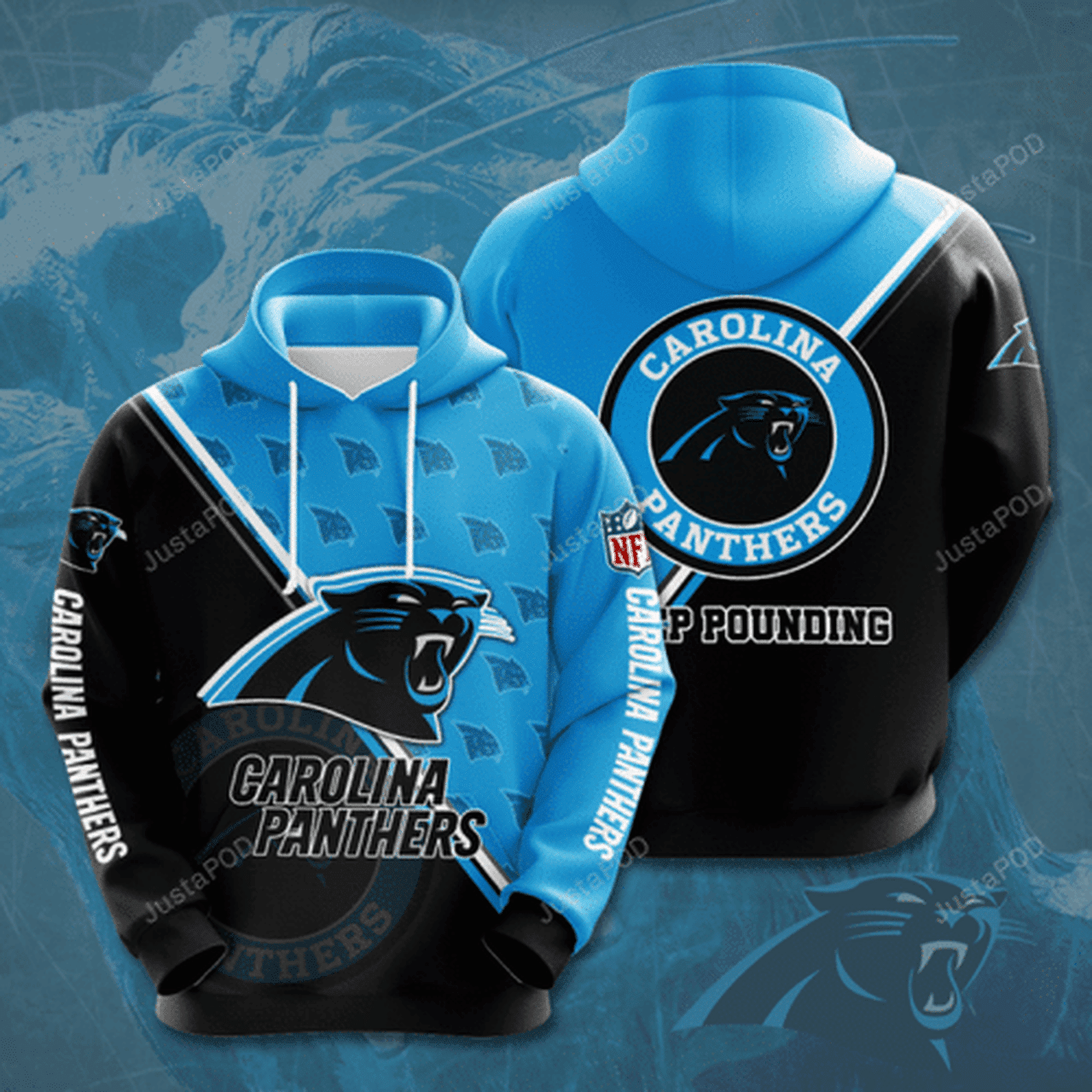 Carolina Panthers For Unisex 3d All Over Print Hoodie