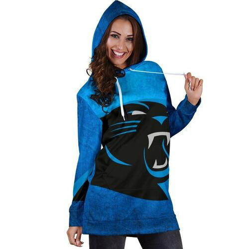 Carolina Panthers Hoodie Dress Sweater Dress Sweatshirt Dress 3d All Over Print For Women Hoodie