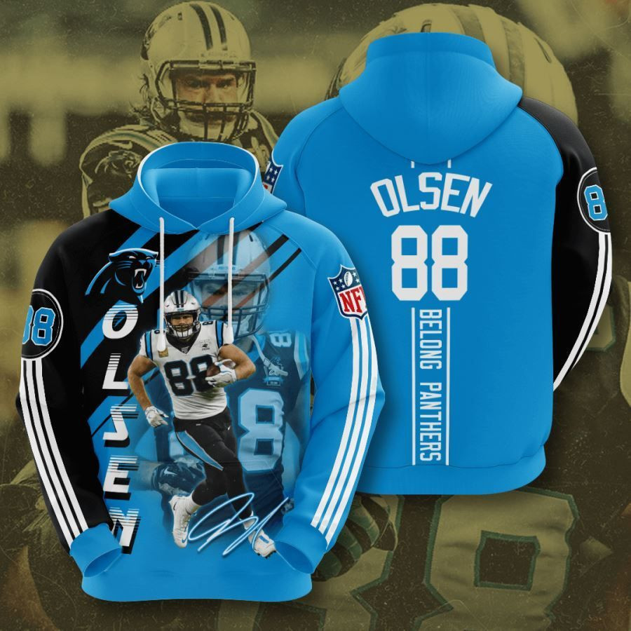 Carolina Panthers No299 Custom Hoodie 3D All Over Print