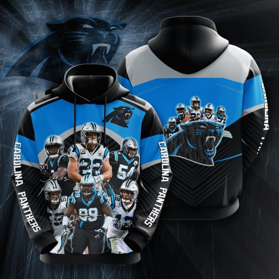 Carolina Panthers No302 Custom Hoodie 3D All Over Print