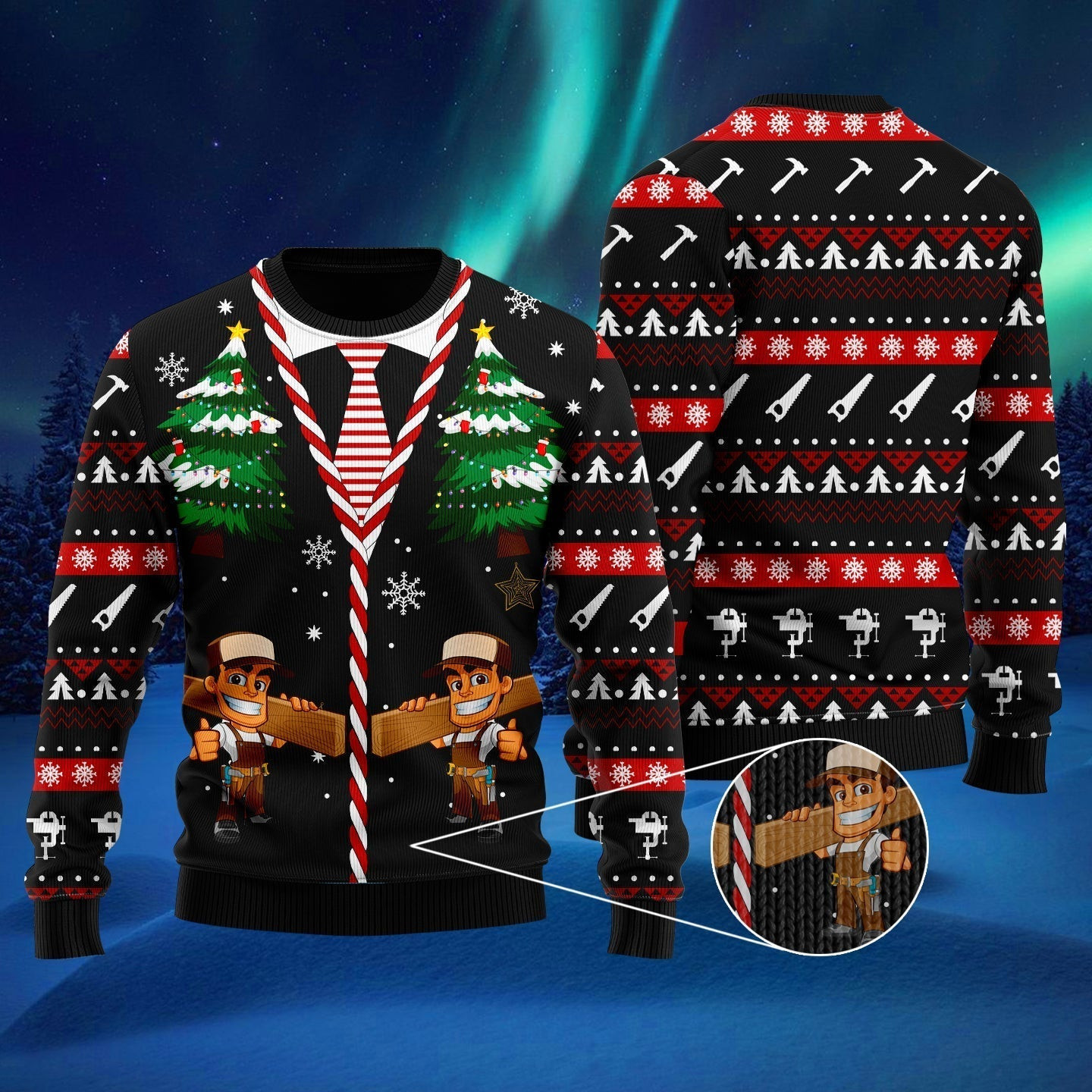 Carpenter Christmas Ugly Christmas Sweater Ugly Sweater For Men Women