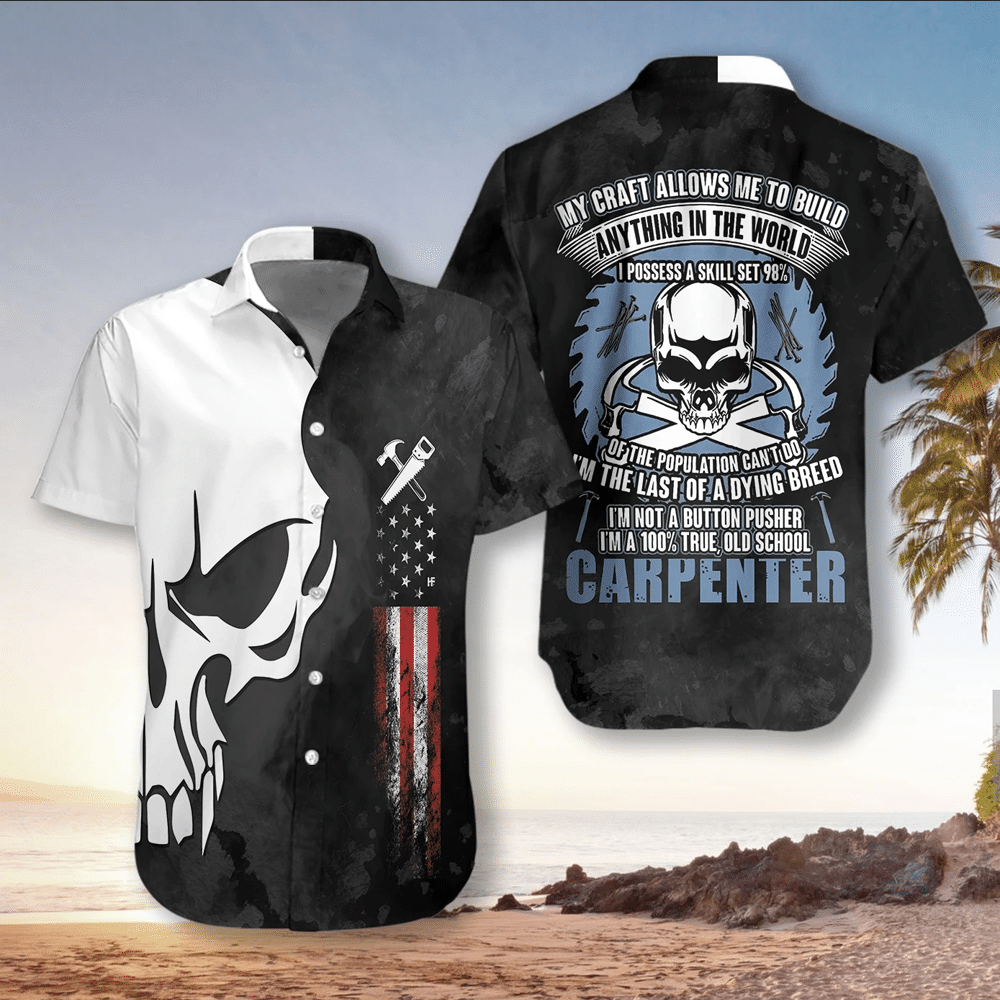 Carpenter Hawaiian Shirt Perfect Carpenter Clothing Shirt for Men and Women