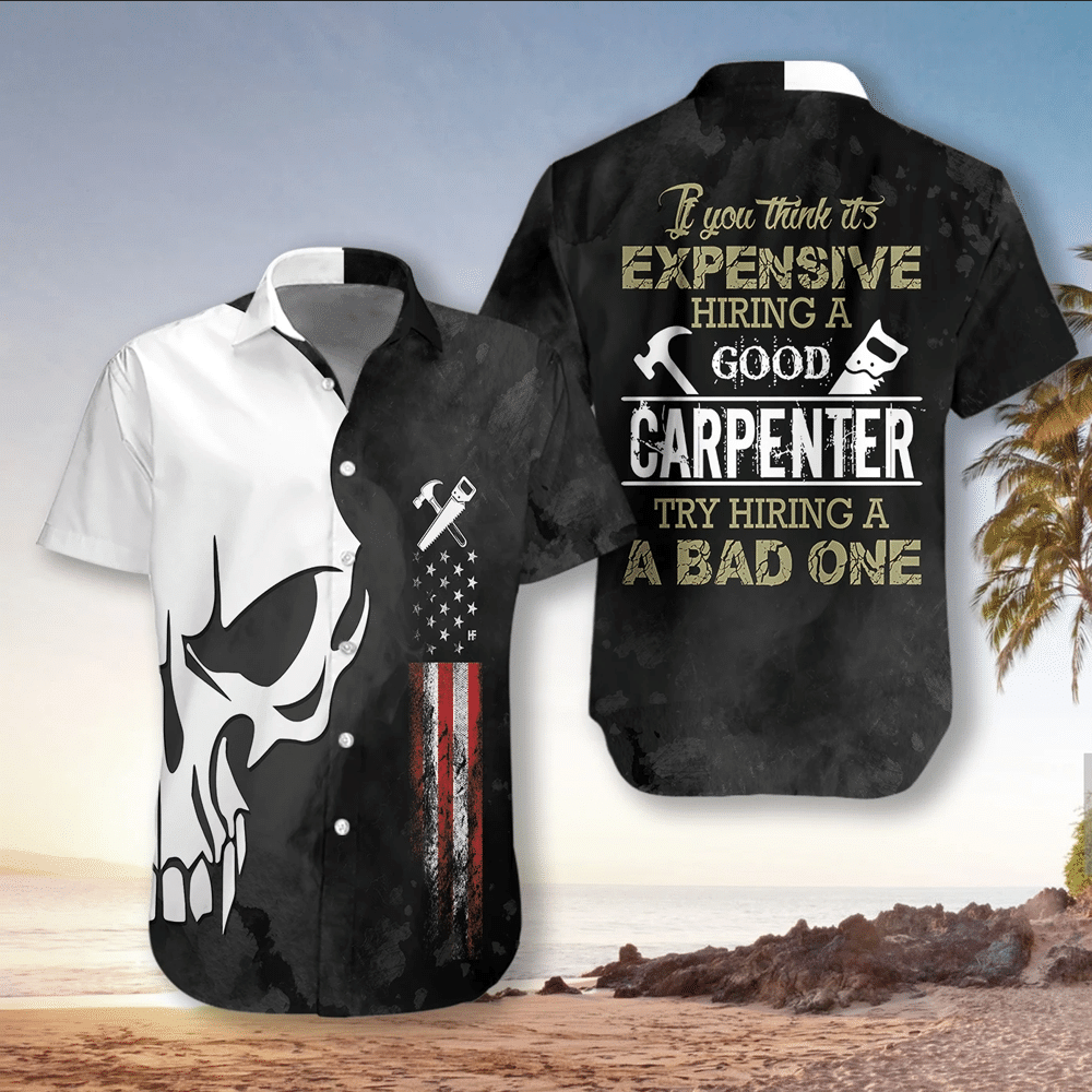 Carpenter Hawaiian Shirt Perfect Carpenter Clothing Shirt for Men and Women