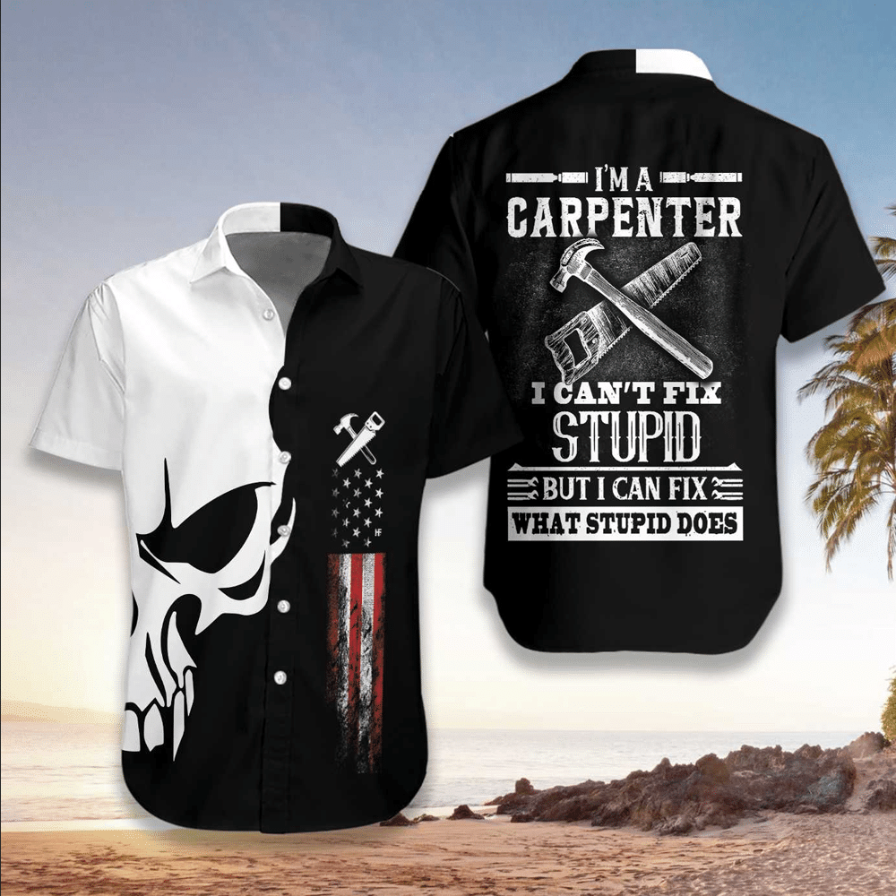 Carpenter Shirt Carpenter Hawaiian Shirt For Carpenter Lovers Shirt for Men and Women