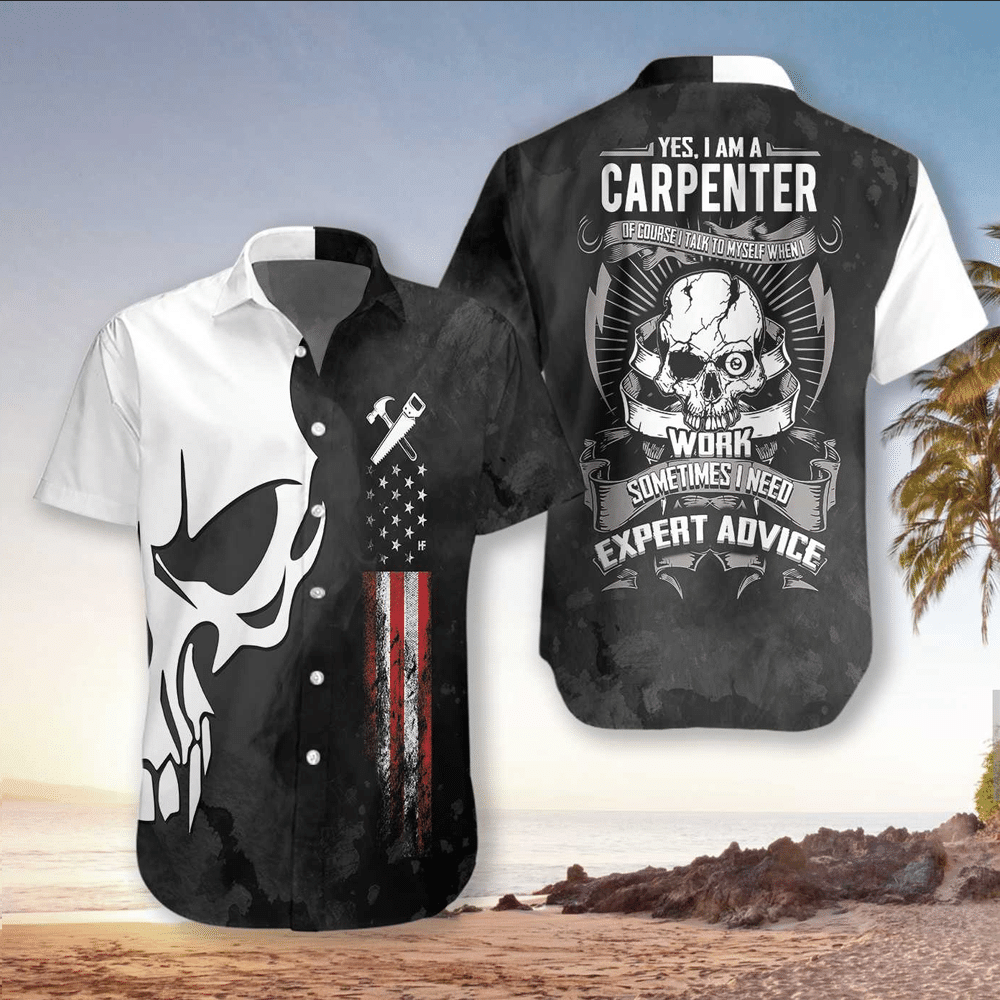 Carpenter Shirt Carpenter Hawaiian Shirt For Carpenter Lovers Shirt for Men and Women