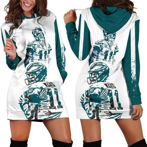 Carson Wentz Hoodie Dress Sweater Dress Sweatshirt Dress 3d All Over Print For Women Hoodie