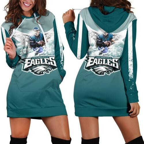 Carson Wentz Hoodie Dress Sweater Dress Sweatshirt Dress 3d All Over Print For Women Hoodie