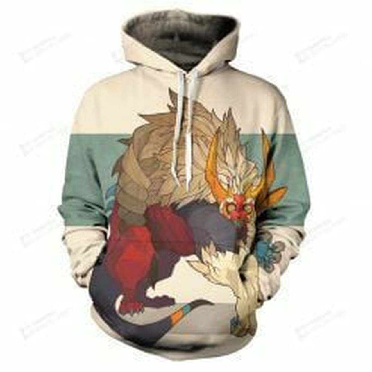 Cartoon Characters 3d All Over Print Hoodie